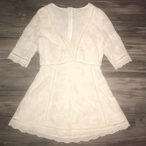 Honey Punch Lace white dress